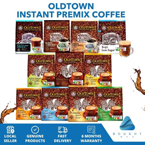 Oldtown Instant Premix White Coffee 15 20 Sachets HALAL Certified Rich