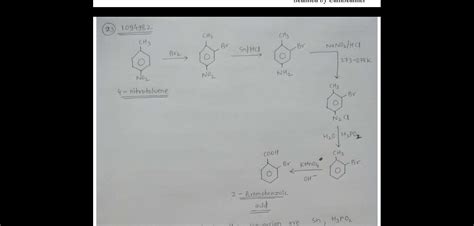 How Will You Convert 4 Nitrotoulene To 2 Bromobenzoic Acid