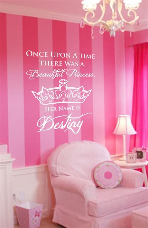 Personalized Princess Vinyl Wall Art Decal