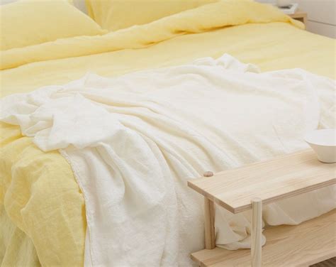 3 Pc Pastel Bedding Set Custard Yellow Duvet Cover Queen Bedding Set Yellow Twin Bedding Set