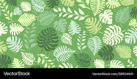 Tropical Palm Leaves Background Royalty Free Vector Image