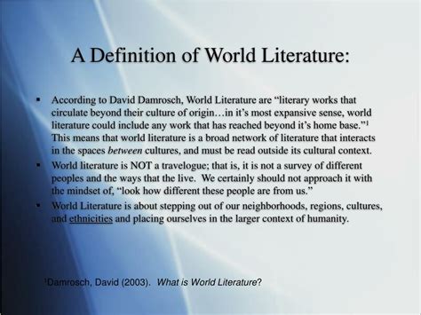 PPT - WHAT IS WORLD LITERATURE? PowerPoint Presentation, free download - ID:2971399