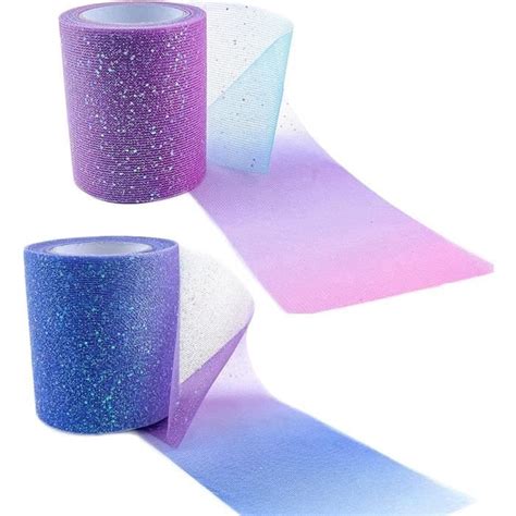 Rouleau De Paillettes Arc En Ciel Tulle Arc En Ciel Pour Tissu Rouleau