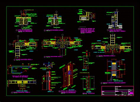 Detalle De Juntas Estructurales En Dwg Librer A Cad