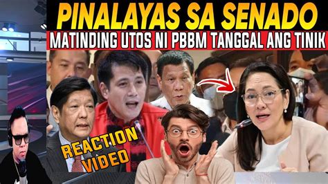 Grabe Finish Na Utos Ni Pbbm Ang Galing Sen Robin Lumayas Na Kayo Sa