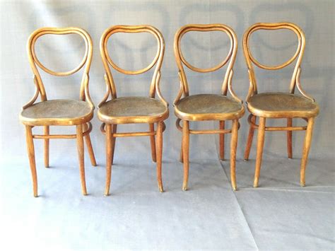 Stühle von Michael Thonet für Thonet 4er Set bei Pamono kaufen