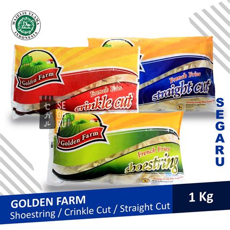 Jual Golden Farm French Fries Kentang Goreng Shoestring Crinkle Cut