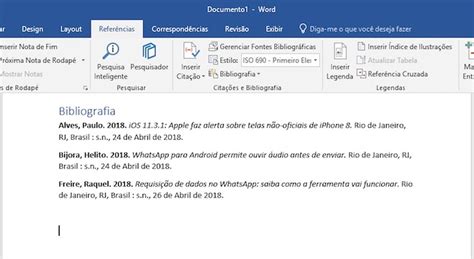 Como Adicionar Cita Es E Bibliografia No Word Automaticamente