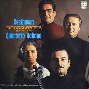 Beethoven Quartetto Italiano String Quartets Op 18 Nos 1 And 3