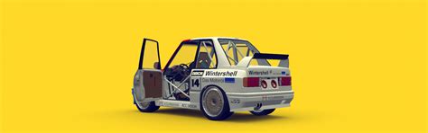 3D Cartoon Car - BMW M3 E30