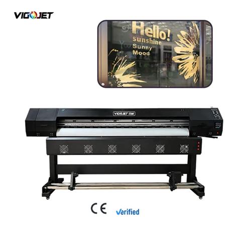 Vigojet 1 8m Eco Solvent Printer With One XP600 I3200 Vinyl Banner