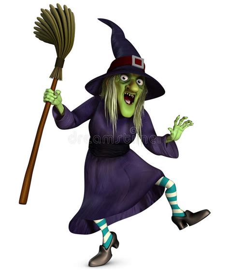 Beldame With Broom Dancing Witch With A Broom Sponsored Affiliate