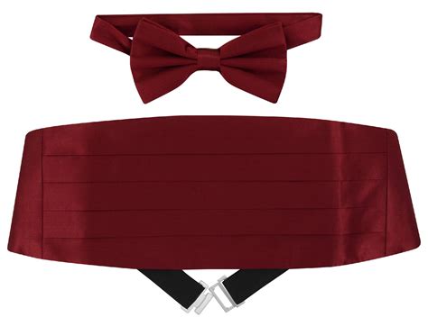 Burgundy Vest | Burgundy BowTie | Silk Vest Bow Tie Set