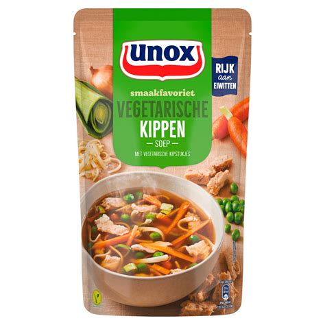 Unox Soep In Zak Vegetarische Kippensoep Per Stazak 570 Ml