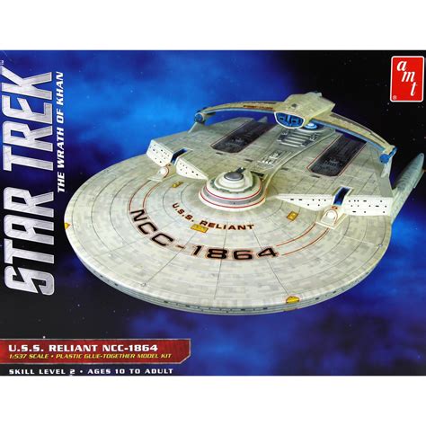 AMT 1036 1/537 Star Trek USS Reliant Plastic Model Kit - Hobbytime ...