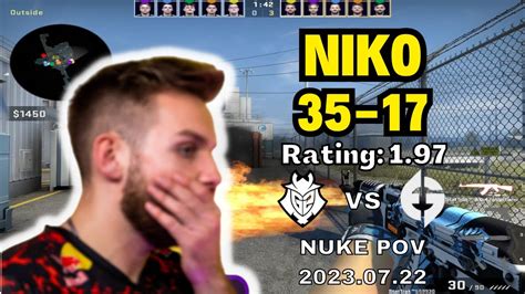 NiKo POV 35 17 Vs EG Nuke BLAST Premier Fall Groups 2023 YouTube