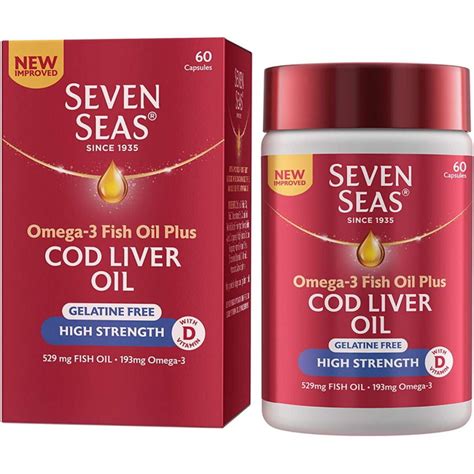 Seven Seas Cod Liver Oil High Strenght 60 Capsules Asset Pharmacy