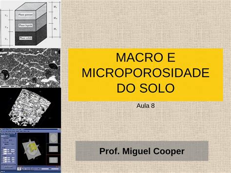 Pdf Macro E Microporosidade Do Solo Tabela Classificac O Dos