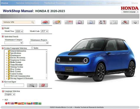 Honda EV HEV PHEV Workshop Service Repair Manual Electrical Wiring