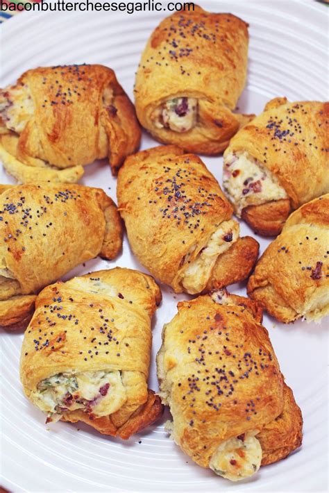 Bacon Cream Cheese Crescents Crescent Recipes Appetizer Recipes