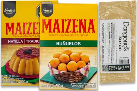 Amazon COMBO OF 2 Buñuelos Mix Maizena 300g Natilla Mix