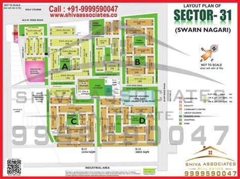 PPT Layout Plan Of Sector 31 Swarn Nagri Greater Noida HD Map Shiva