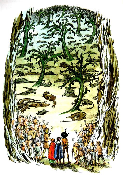 Illustration By Pauline Baynes For C S Lewis S The Silver Chair Chronicles Of Narnia