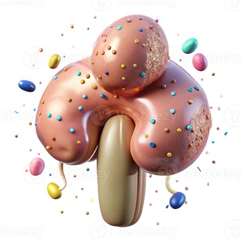 beautiful modern Human Adrenal Gland Anatomy Transparent for Endocrine