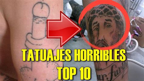 Los Peores Tatuajes Del Mundo Youtube