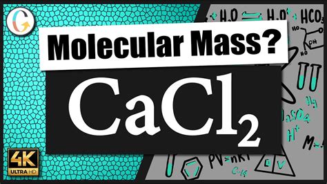 How To Find The Molecular Mass Of CaCl2 Calcium Chloride YouTube