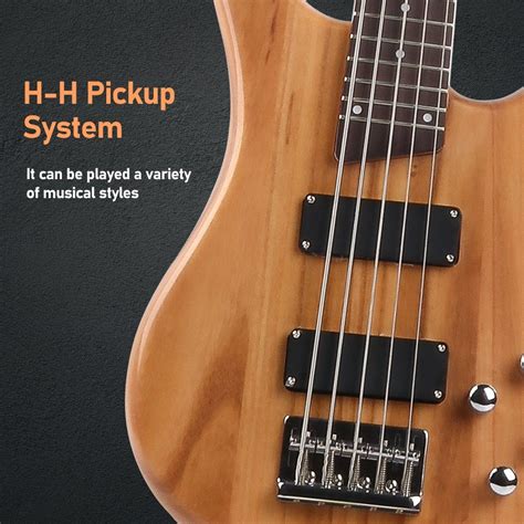 High Grade 4 5 Strings Solid Body Guitar Bass Kit Electric Bass Guitar