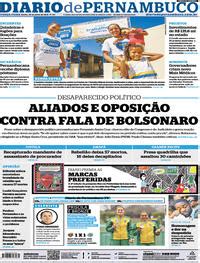 Capa Folha de Pernambuco Terça 30 de Julho de 2019