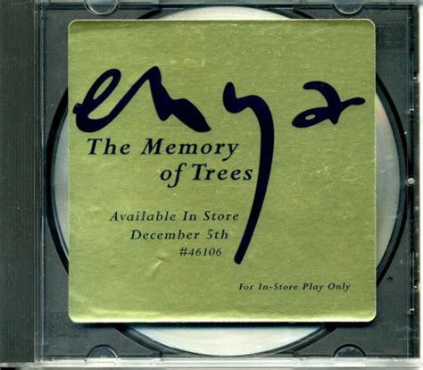 Enya The Memory Of Trees 1995 Cd Discogs