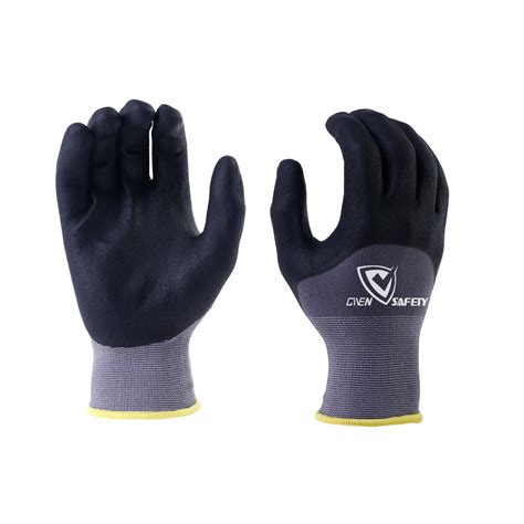 G Nylon Spandex Micro Nitrile Foam Coated Hand Protection Gloves