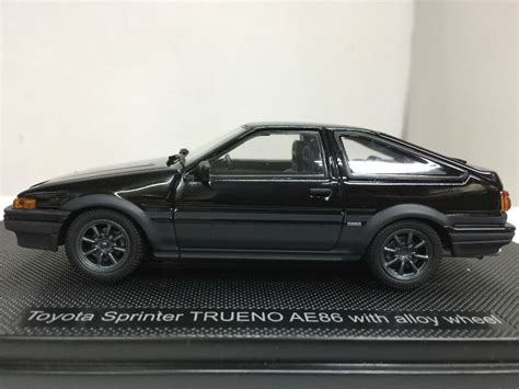 Ebbro Toyota Sprinter Trueno Ae With Alloy Wheel Black