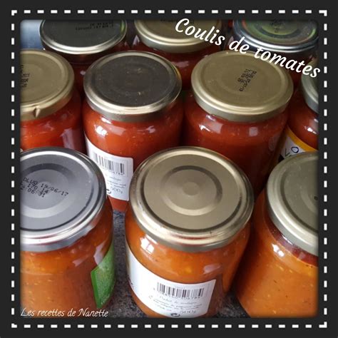 Coulis De Tomates Maison Les Recettes Ww De Nanette