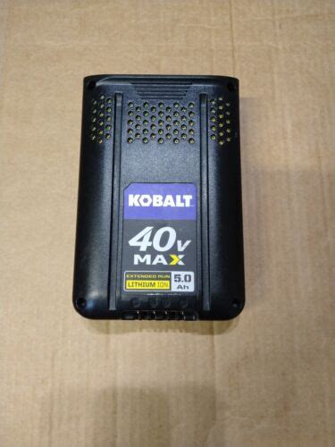 Kobalt 40v Max Lithium Ion 5 0ah Battery Kb 540 06 Not Working Parts Or Repair Ebay