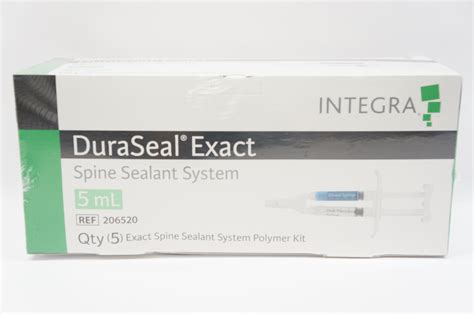 Integra 206520 Duraseal Exact Spine Sealant System 5ml X Box Of 5