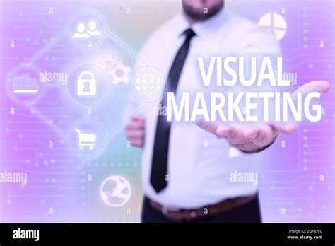 Criture Affichant Du Texte Visual Marketing Mot Crit Sur Raconter L