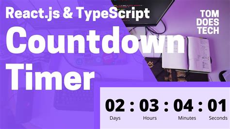 Build A Countdown Timer With React TypeScript Next Js Hooks YouTube