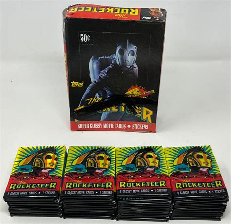 Topps The Rocketeer Glossy Movie Cards And Stickers Sealed