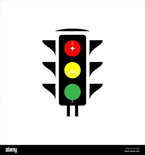 Traffic Light Icon, Traffic Control Light Vector Art Illustration Stock Vector Image & Art - Alamy