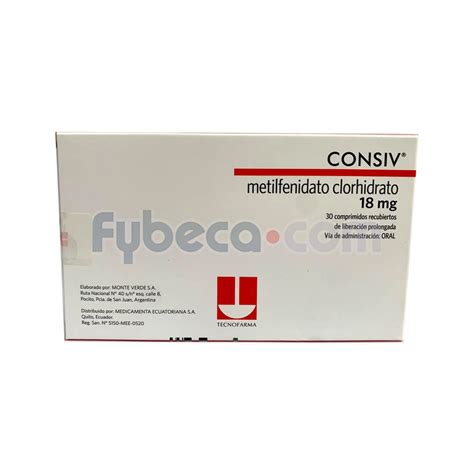 Consiv 18 Mg Unidad Fybeca