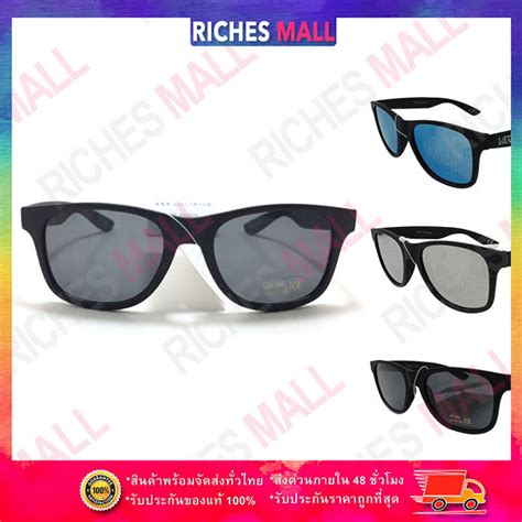 Riches Mall แว่น Vans Elsby Shades Matte Blue Sunglasses Unisex พร้อมส่ง แถมฟรีกล่อง มีเก็บ