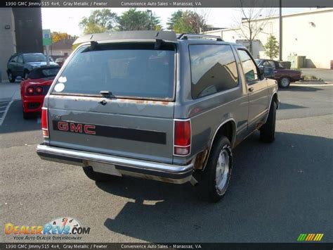 1990 Gmc Jimmy S15 4x4 Gray Metallic Pewter Photo 8