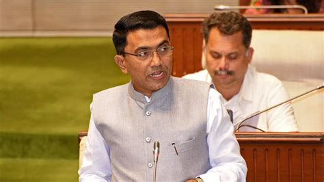 Goa CM Pramod Sawant Allocates Portfolios Retains Home Finance