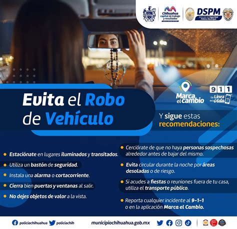 Emiten Recomendaciones Para Prevenir El Robo De Vehículos La Opción De Chihuahua