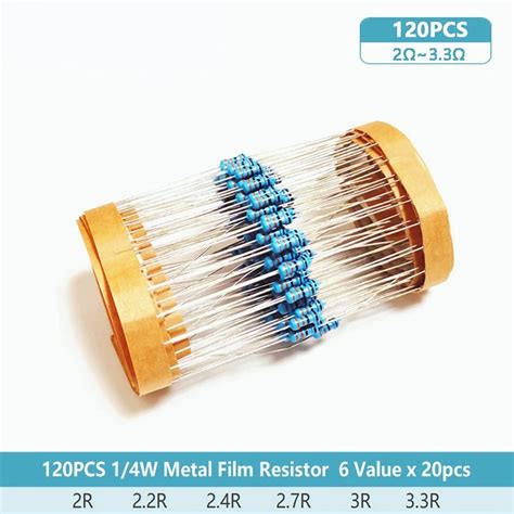 W Resistor Conjunto Kit De El Trons Diy W Resistores De Filme