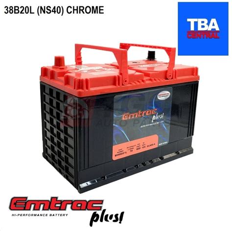 Emtrac Plus Chrome B L Ns Car Battery Qr Lazada Ph