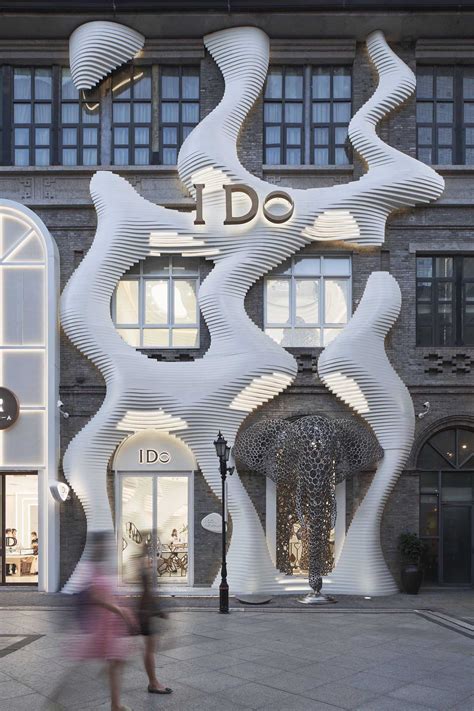 The Sculptural Facade Of This Store Offers A Hint Of What Is Inside